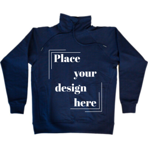 High-Neck Fleece Sweater 260g - (Max A3 Print)